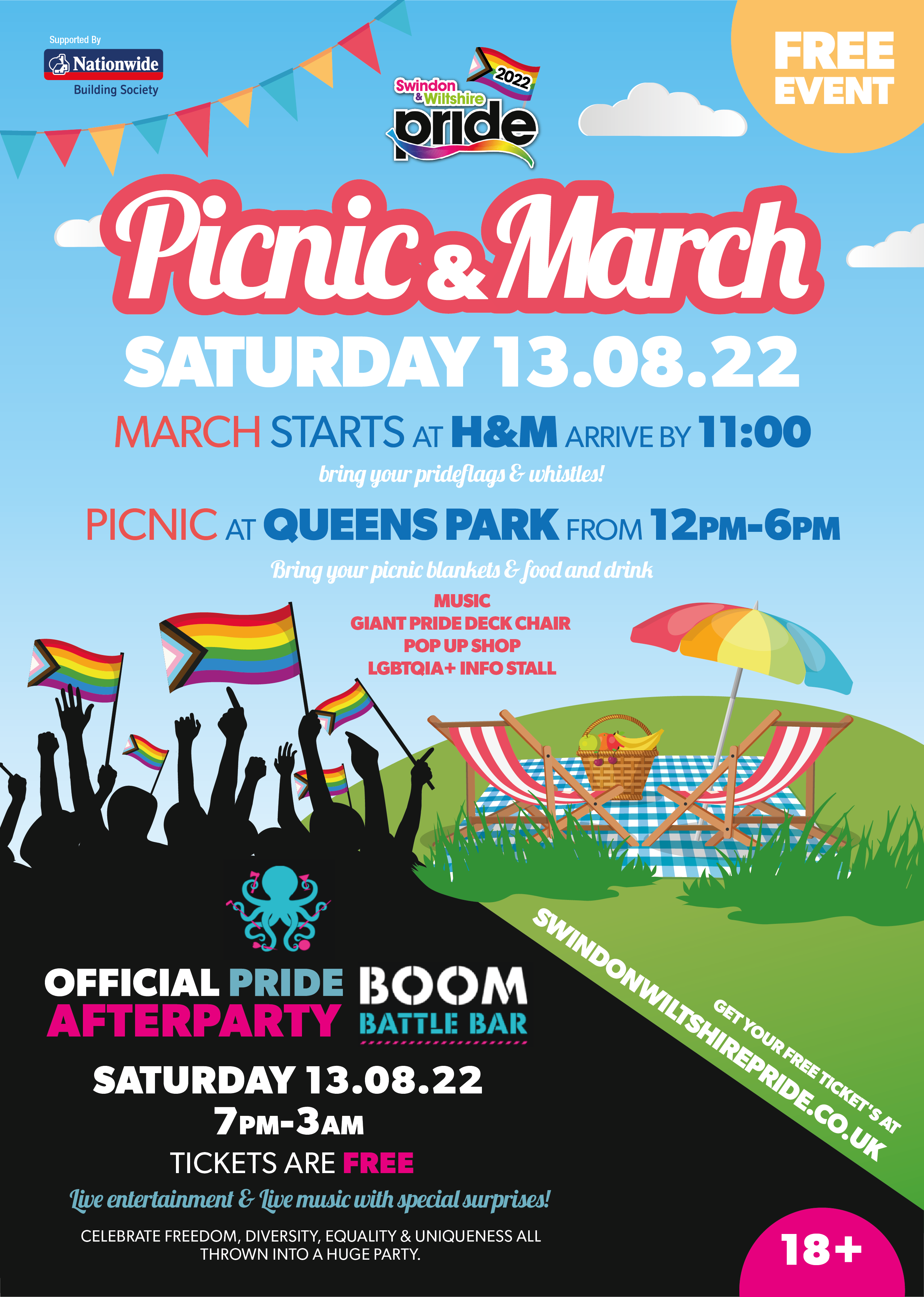 Nationwide announced as main sponsor for this summers Pride Picnic